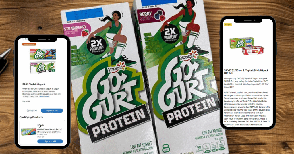 Yoplait Go-Gurt Protein Kroger Digital Coupon