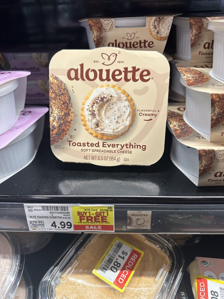 alouette cheese kroger shelf image (1)
