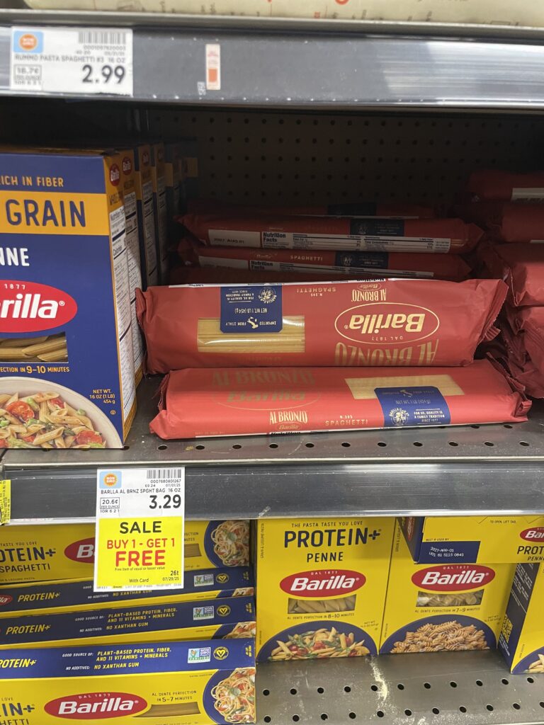 barilla al bronzo kroger shelf image (1)