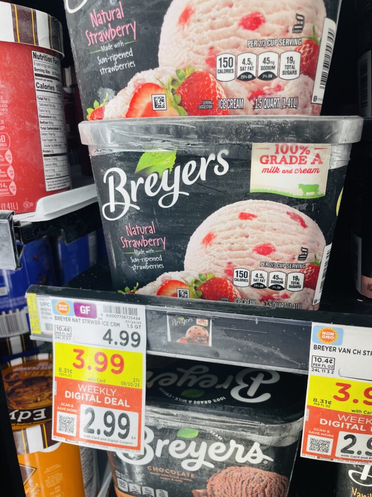ben & jerrys and breyers kroger shelf image (1)