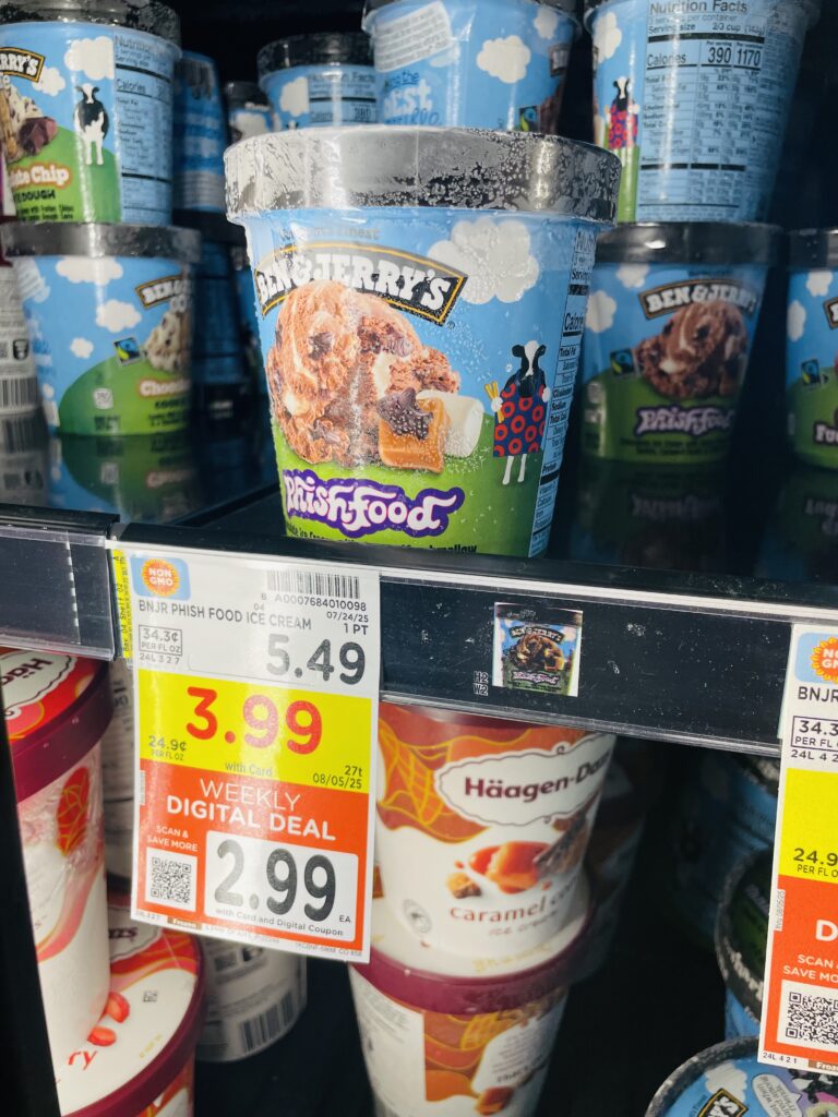 ben & jerrys and breyers kroger shelf image (1)
