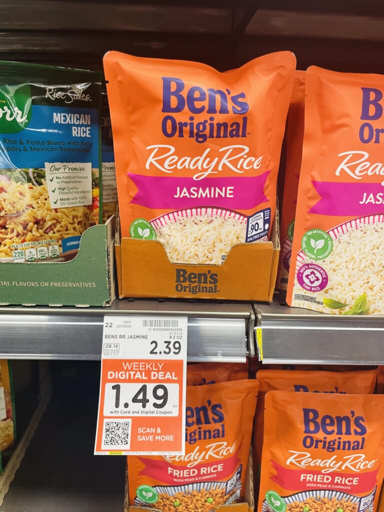 ben's ready rice kroger shelf image (1)