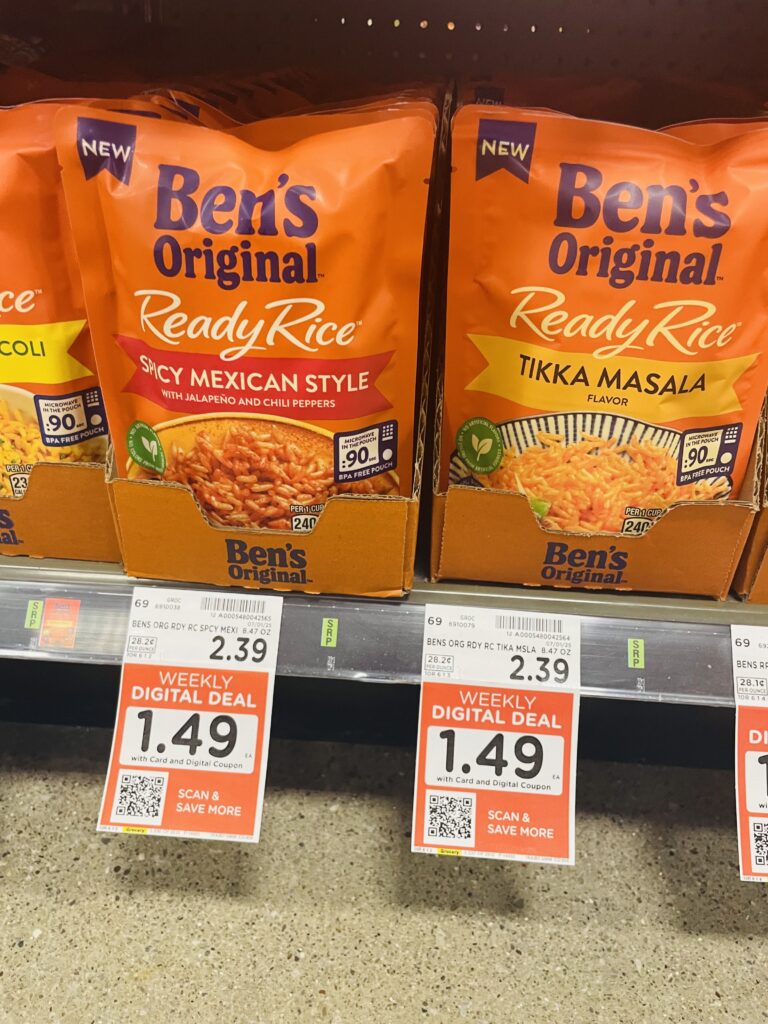 ben's ready rice kroger shelf image (1)