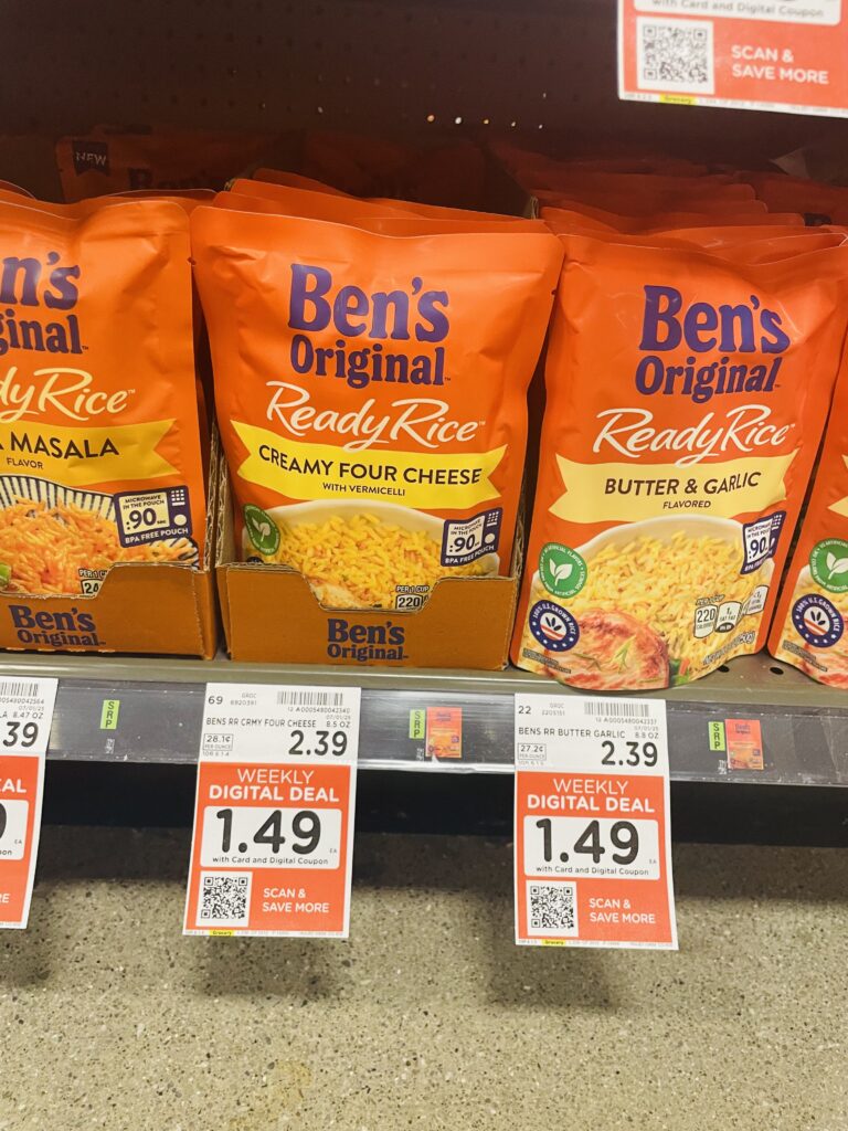 ben's ready rice kroger shelf image (1)