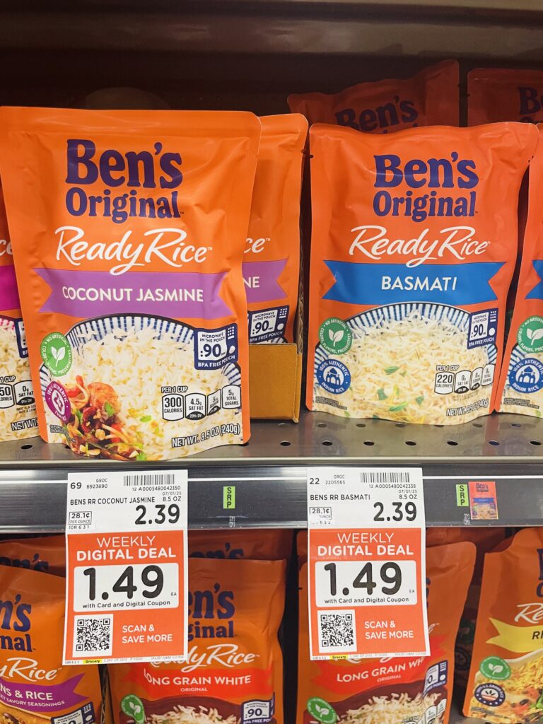 ben's ready rice kroger shelf image (1)