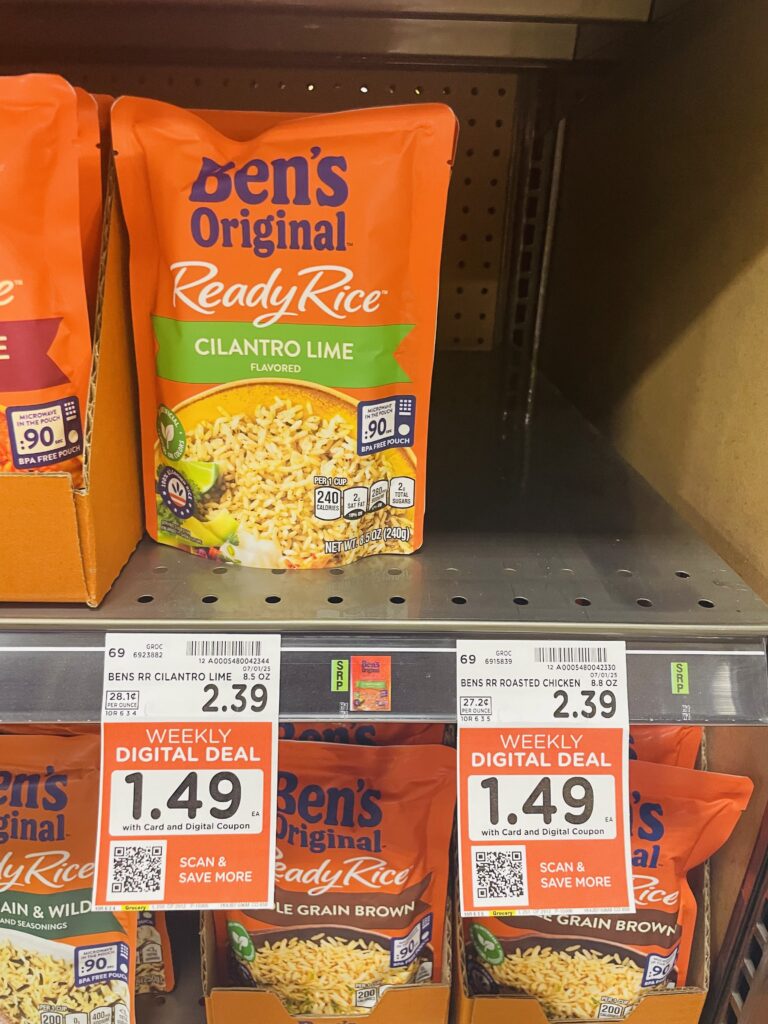 ben's ready rice kroger shelf image (1)