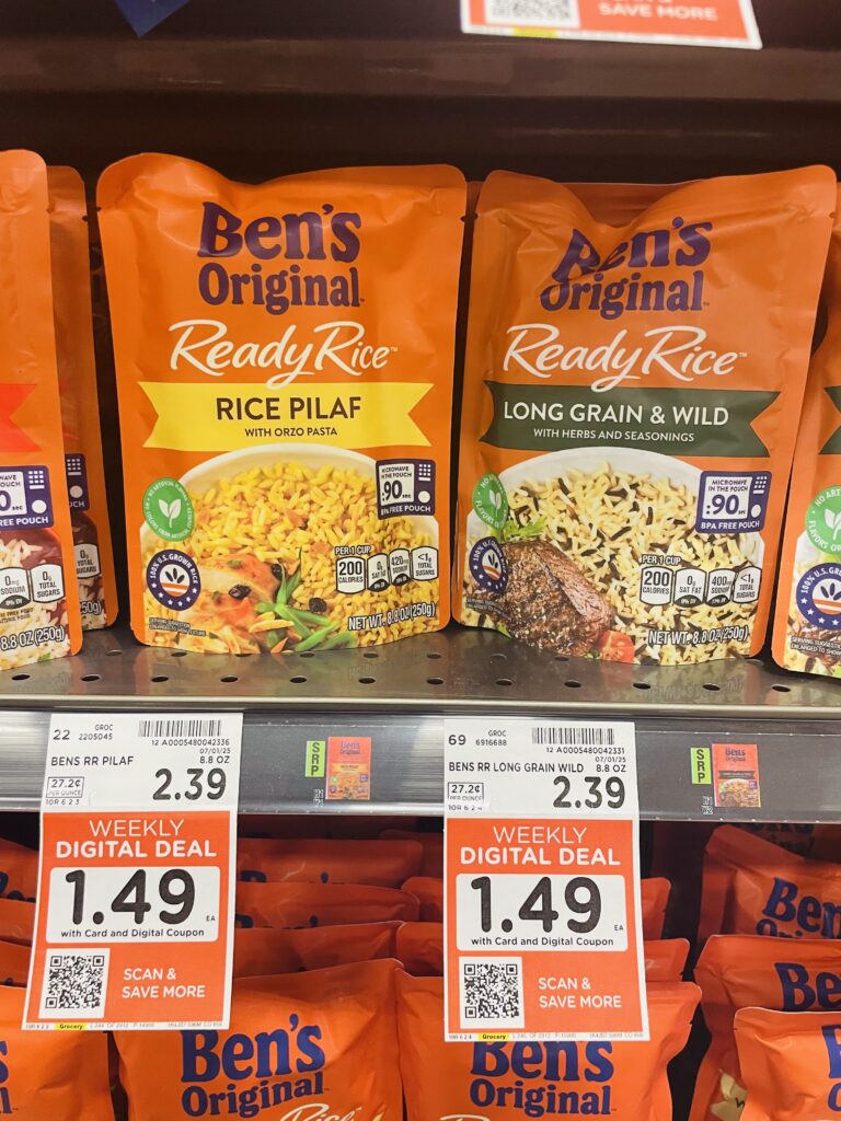 ben's ready rice kroger shelf image (1)