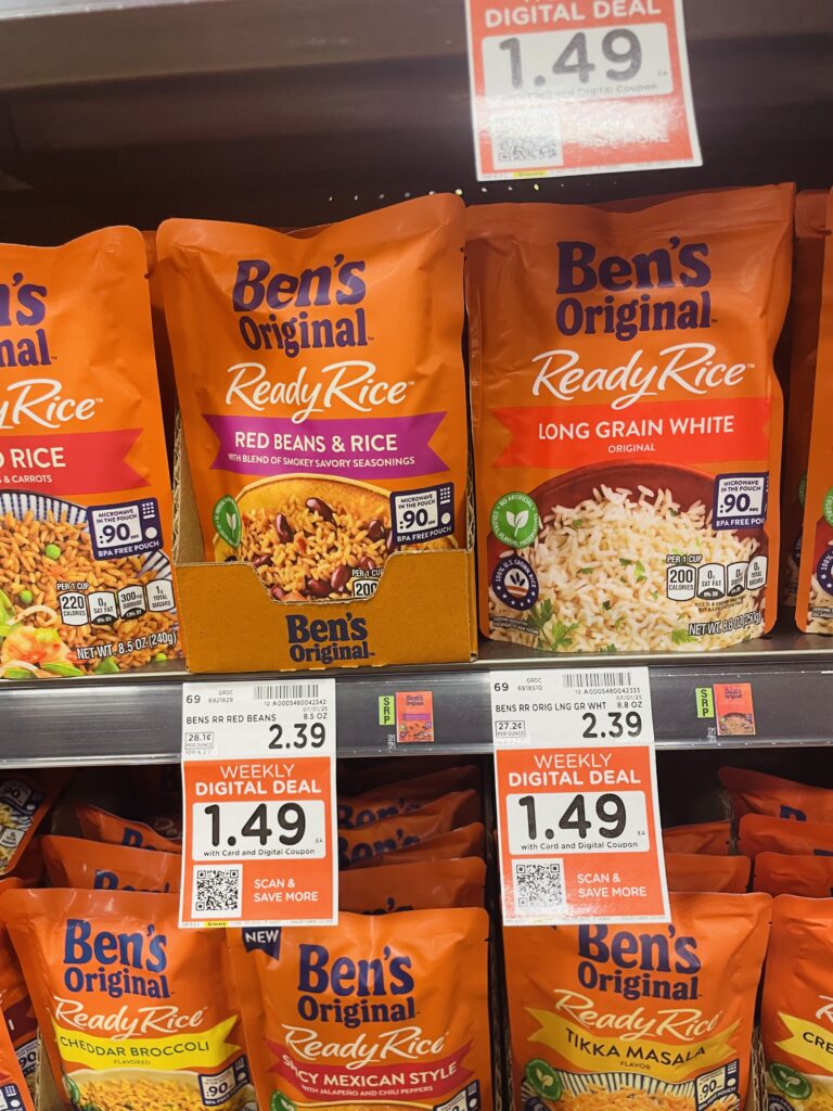 ben's ready rice kroger shelf image (1)