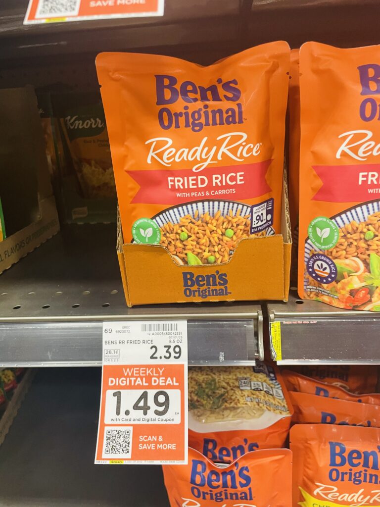 ben's ready rice kroger shelf image (1)