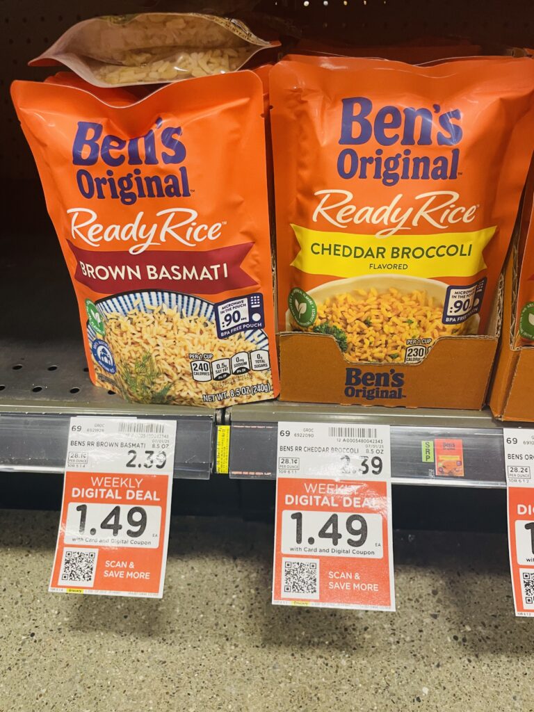 ben's ready rice kroger shelf image (1)