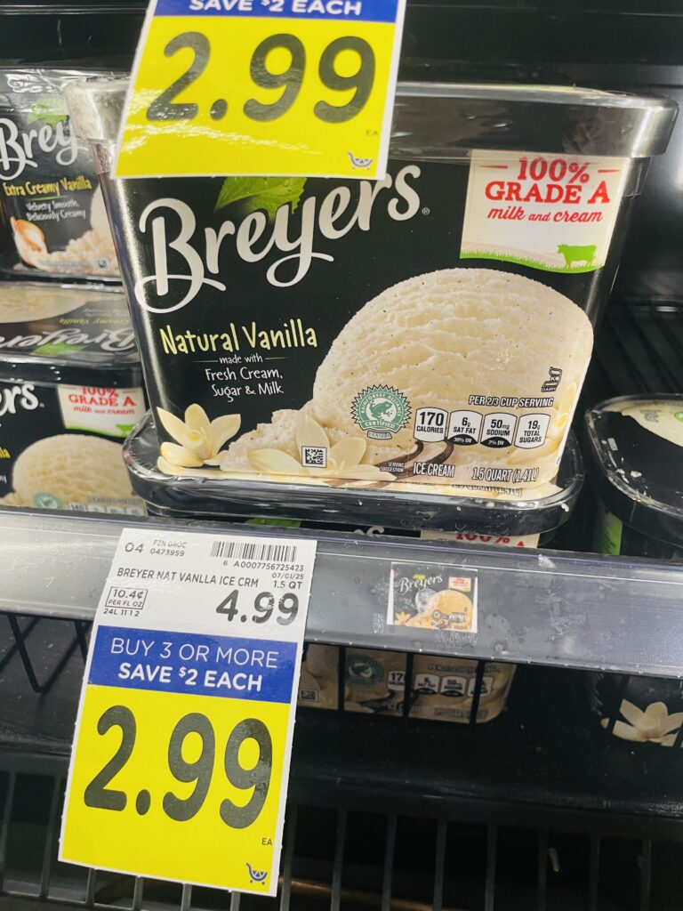 breyers ice cream kroger shelf image (1)
