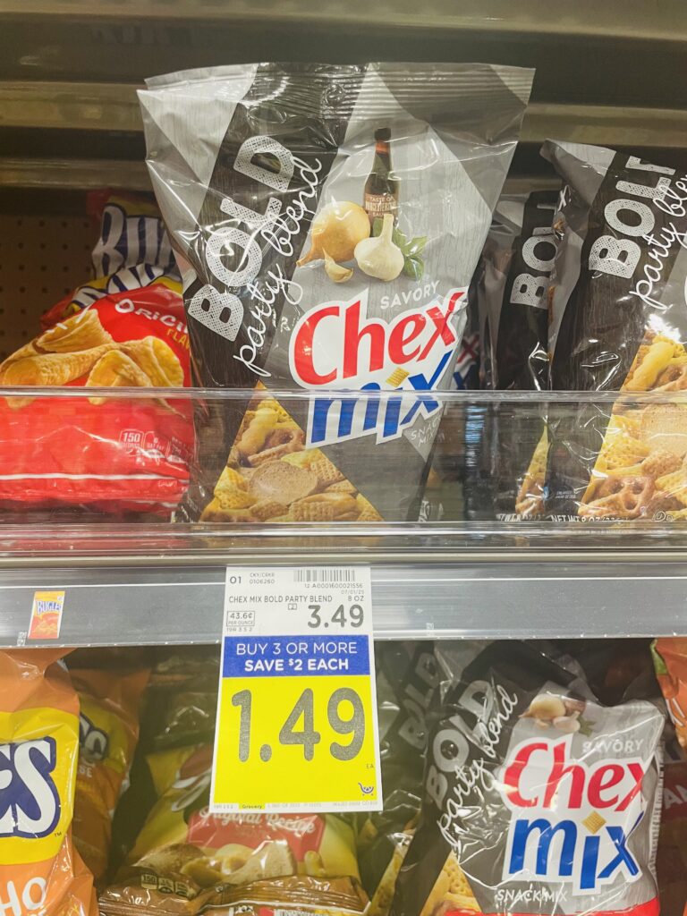 chex mix, gardettos, bugles kroger shelf image (1)