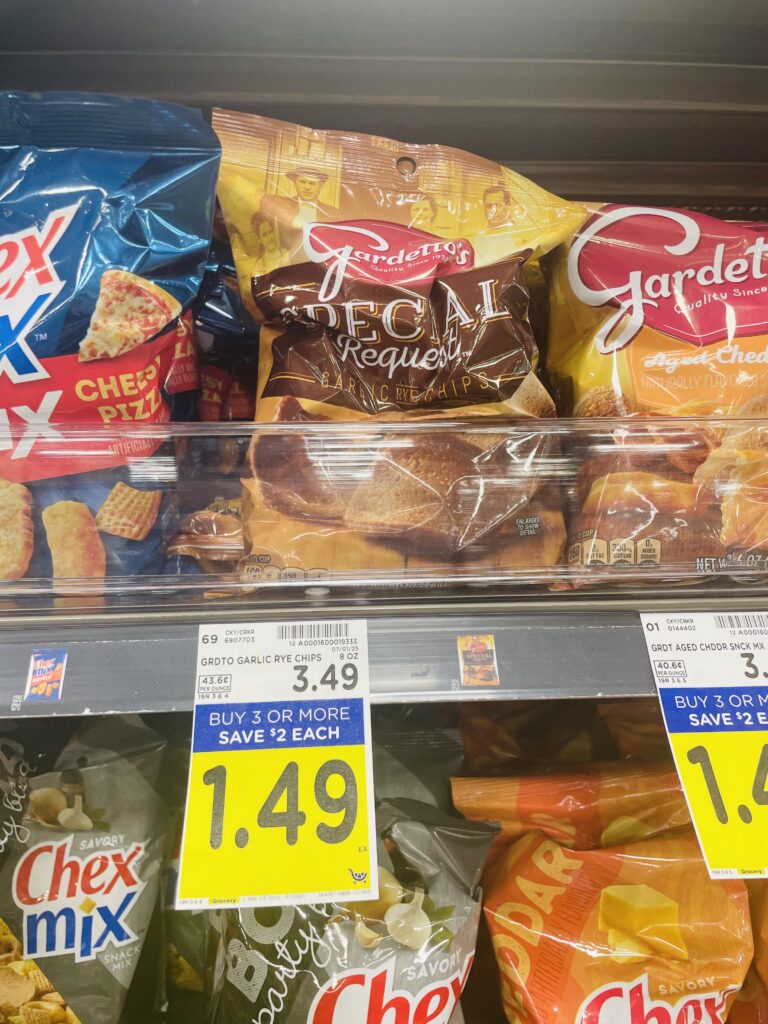 chex mix, gardettos, bugles kroger shelf image (1)