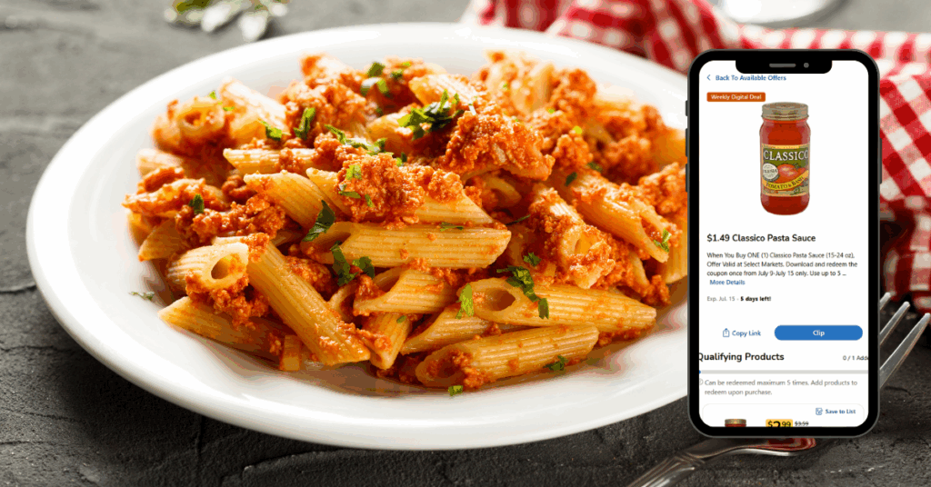 classico pasta sauce digital