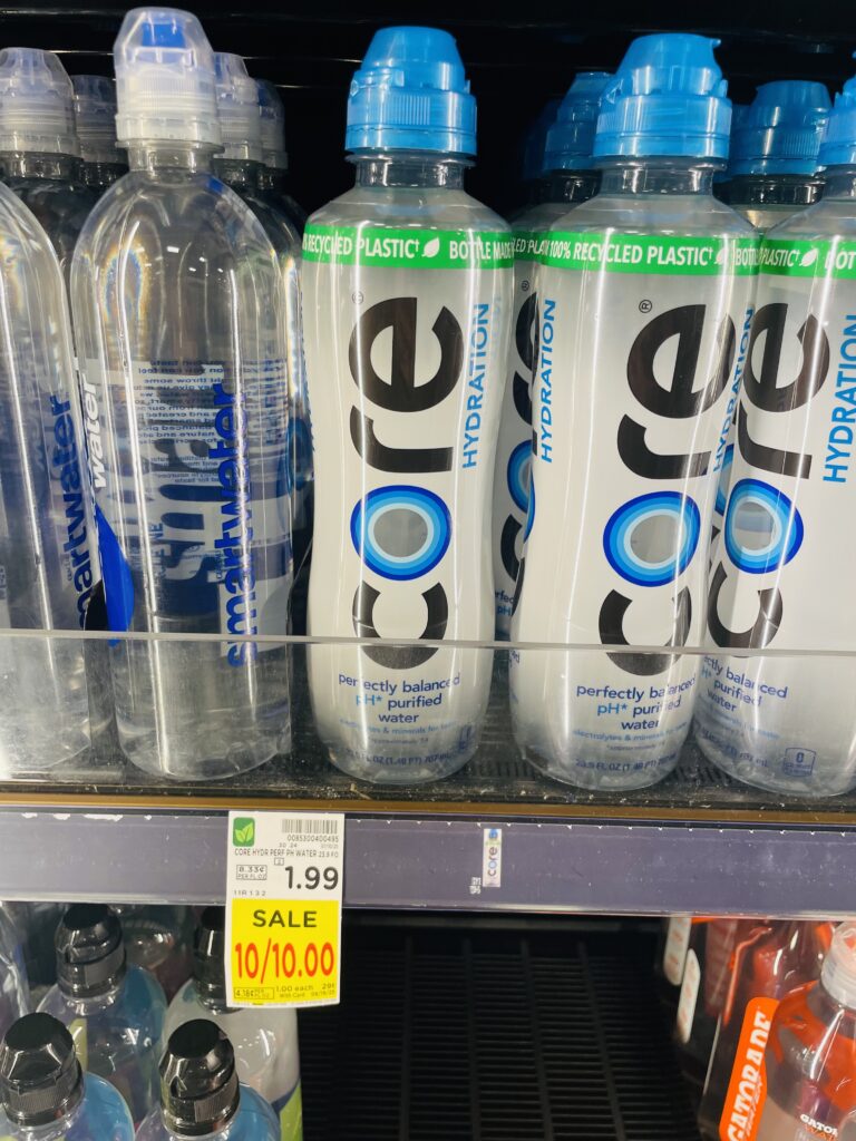 core water kroger shelf image
