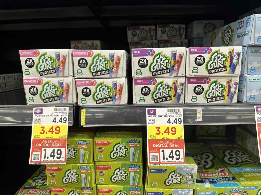 Yoplait Go-Gurt Kroger Shelf image