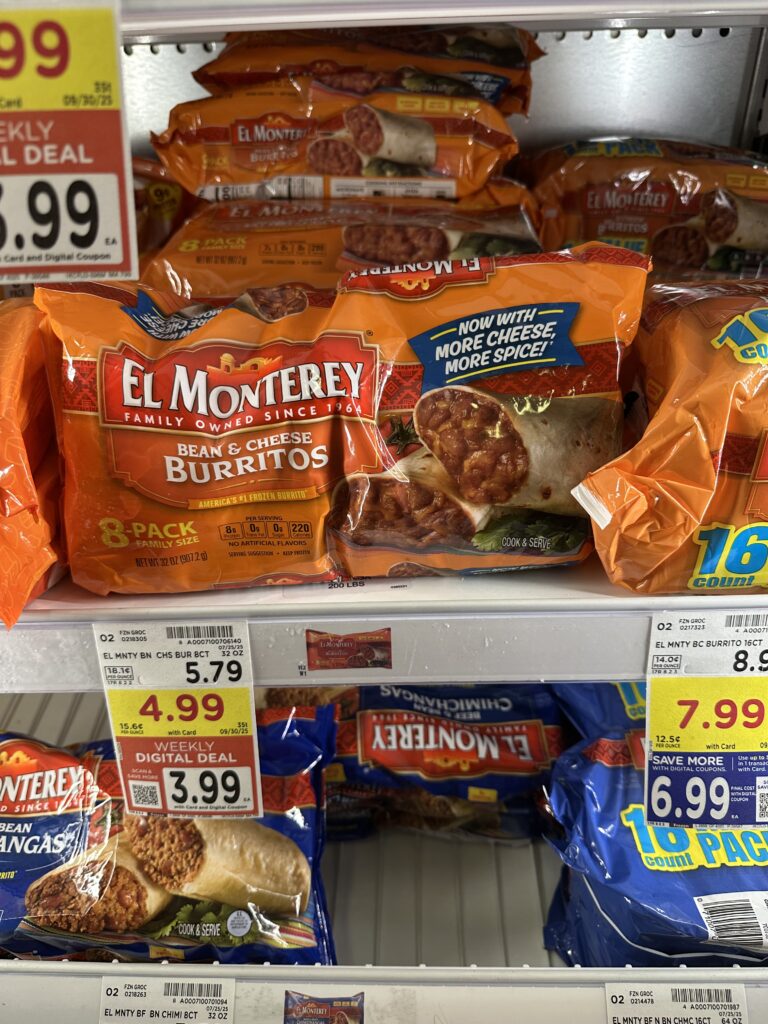 el monterey burritos kroger shelf image (2)
