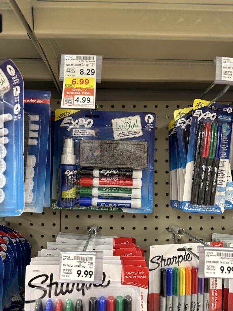 expo marker set kroger shelf image