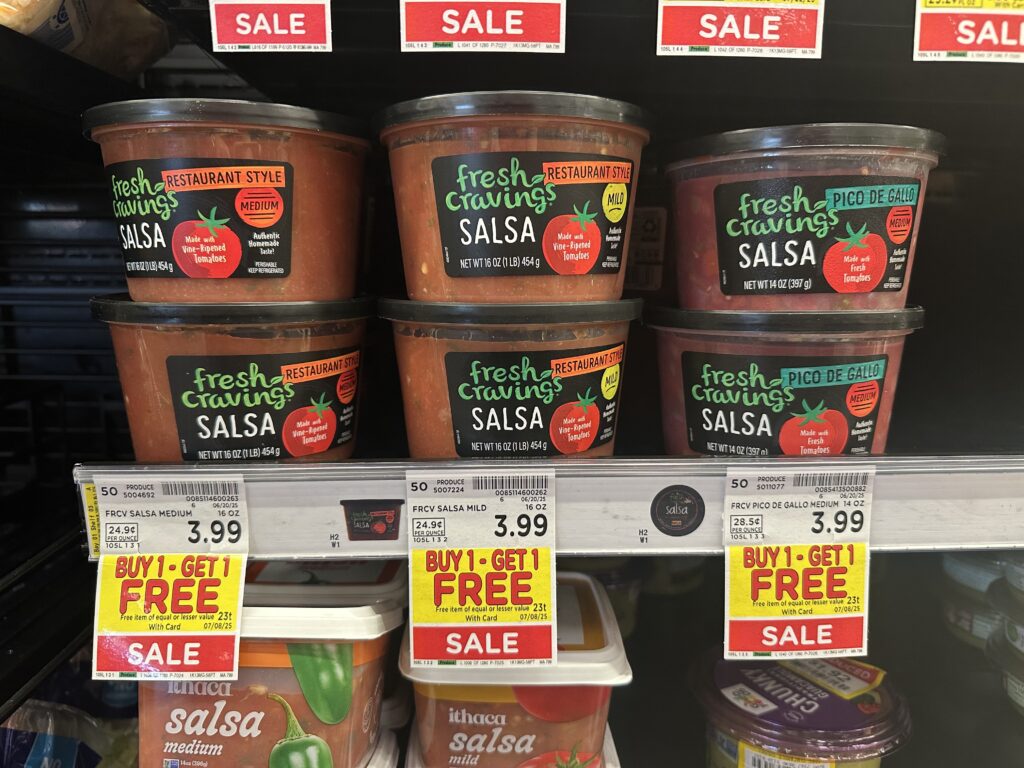 fresh cravings salsa kroger shelf image