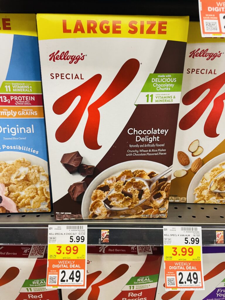 kellogg's large size cereal kroger shelf image (1)