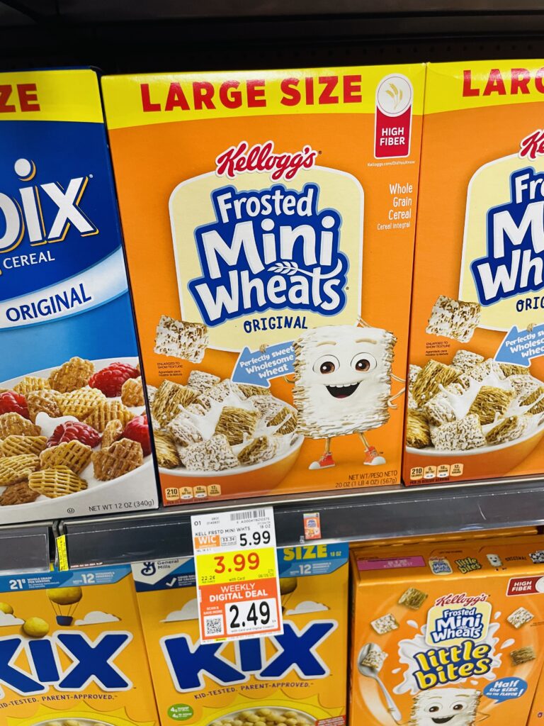 kellogg's large size cereal kroger shelf image (1)