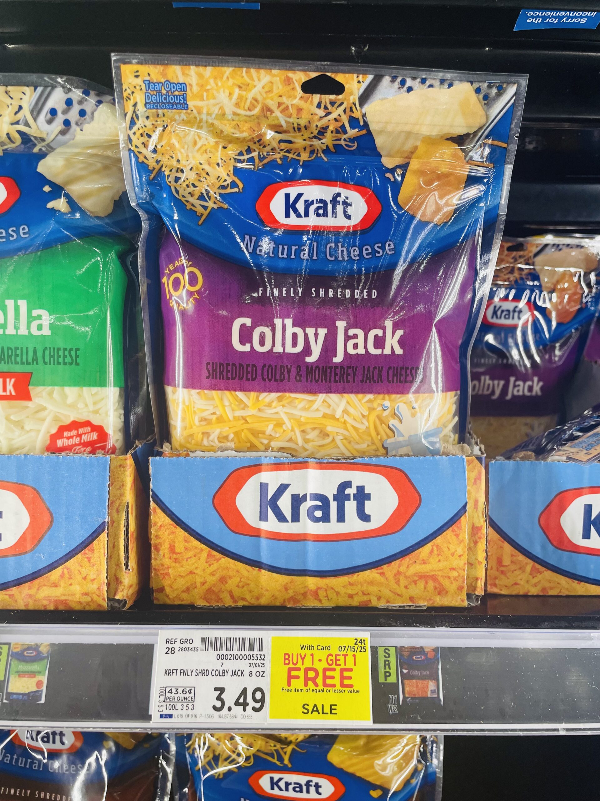kraft shredded cheese kroger shelf image (1)
