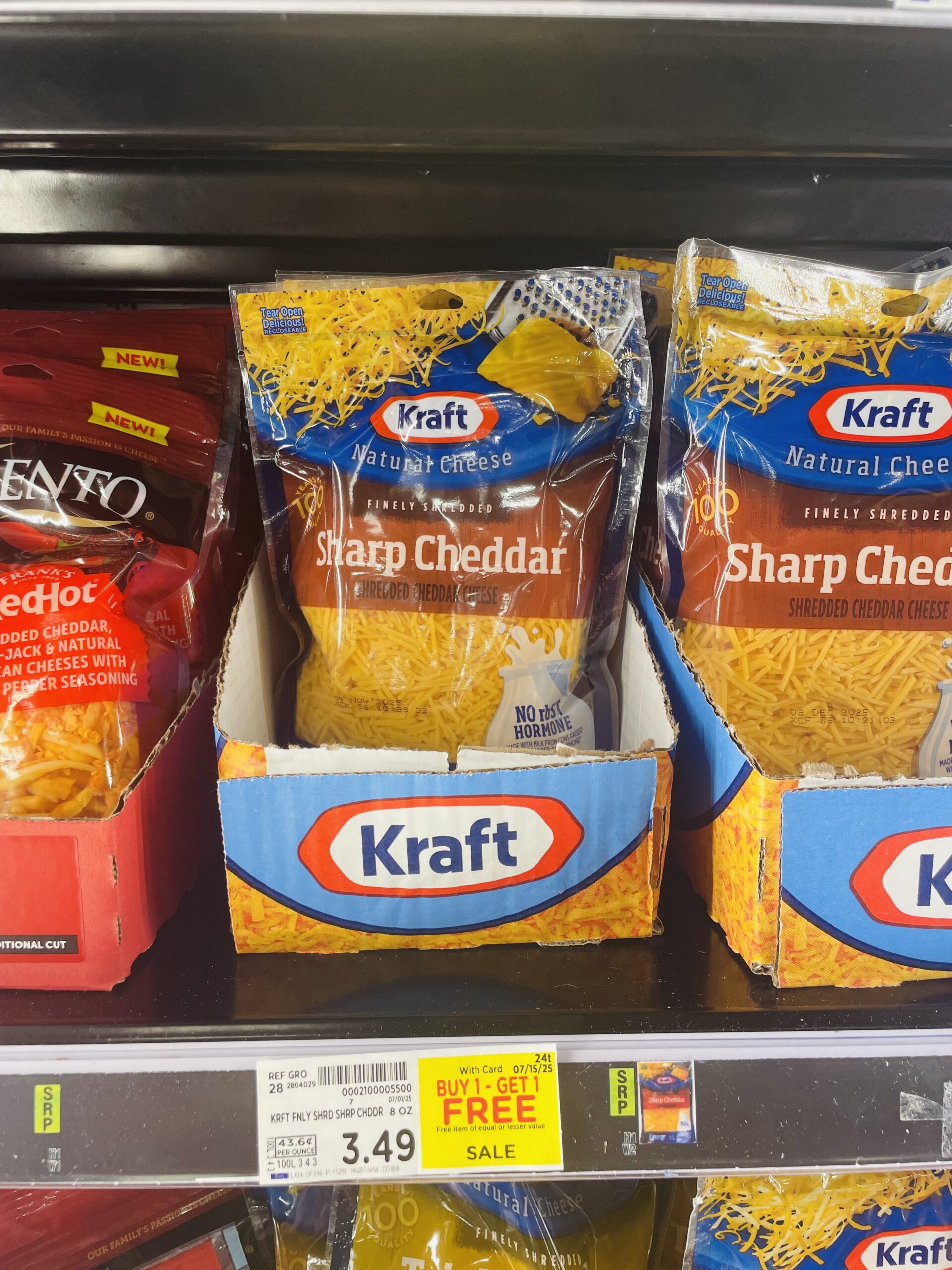 kraft shredded cheese kroger shelf image (1)
