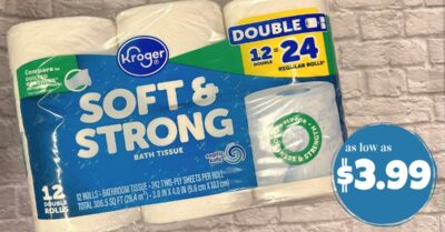 kroger soft and strong bath tissue kroger krazy