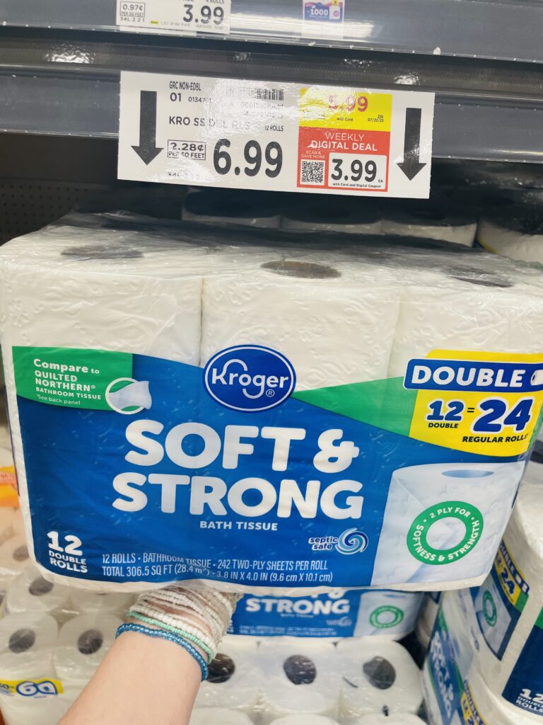 kroger soft and strong shelf image