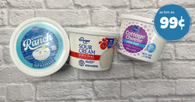 kroger sour cream, cottage cheese and dip kroger krazy