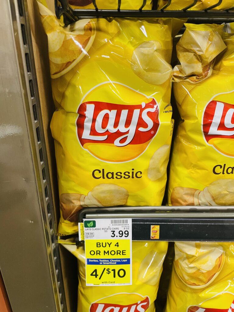 lay's, doritos and tostitos kroger shelf image (1)