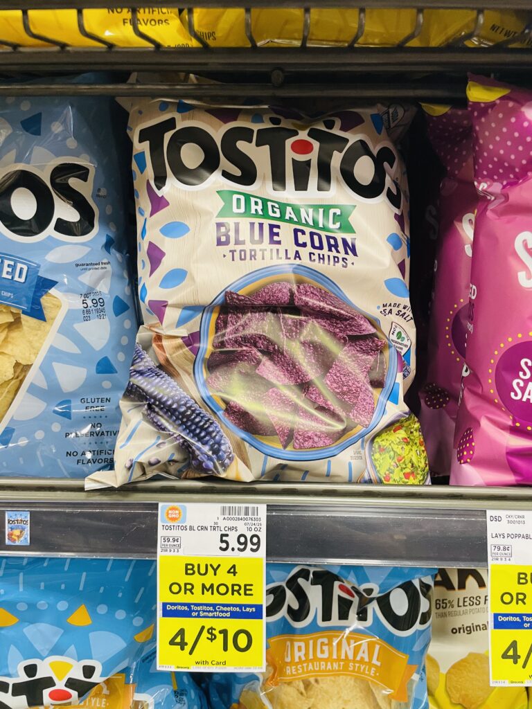 lay's, doritos and tostitos kroger shelf image (1)