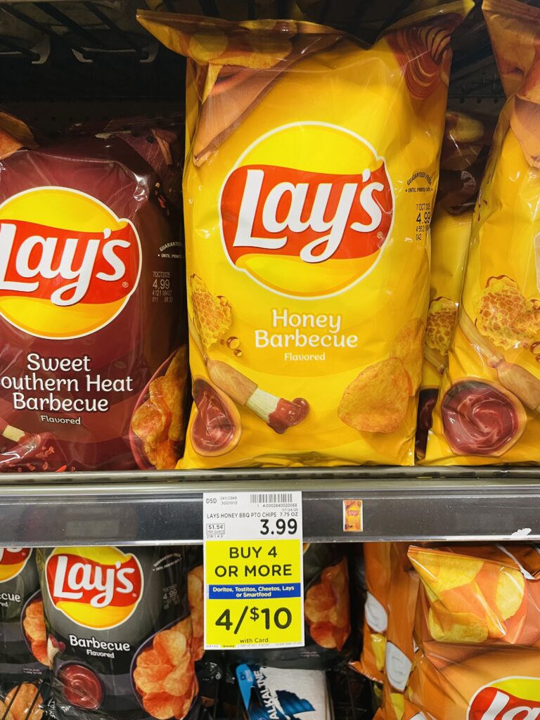 lay's, doritos and tostitos kroger shelf image (1)