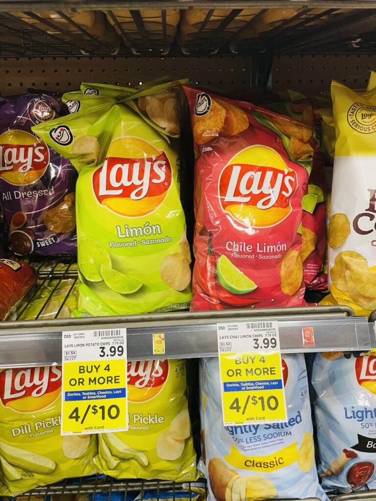 lay's, doritos and tostitos kroger shelf image (1)