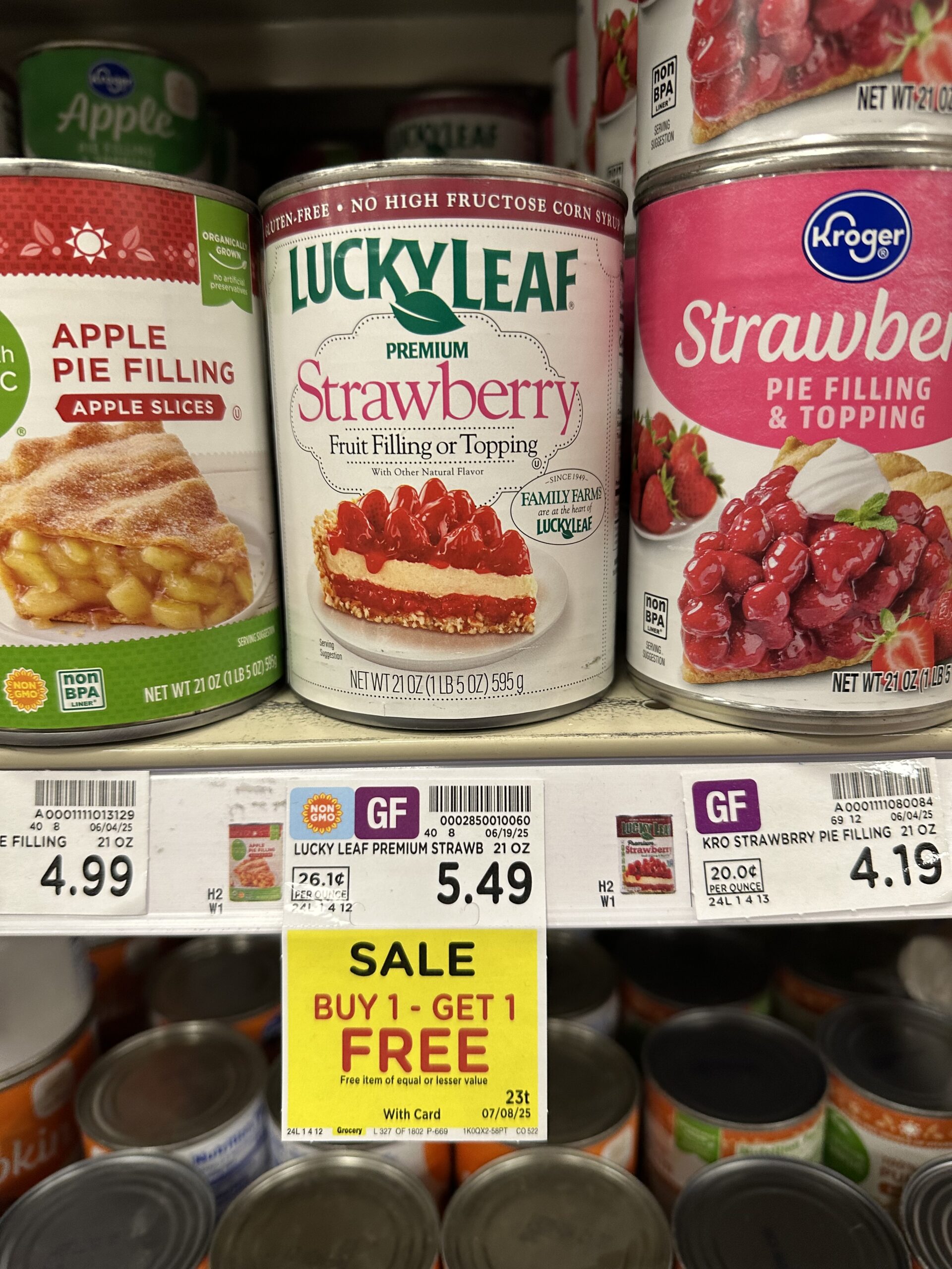 lucky leaf fruit filling kroger shelf image (1)