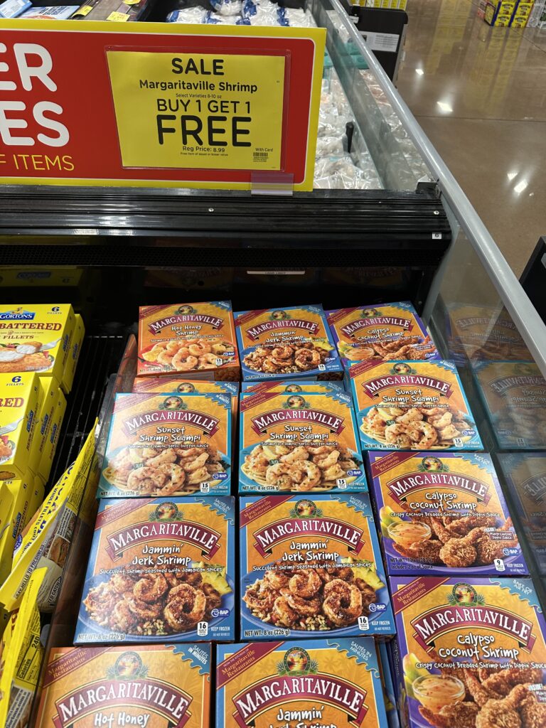 margaritaville shrimp kroger shelf image