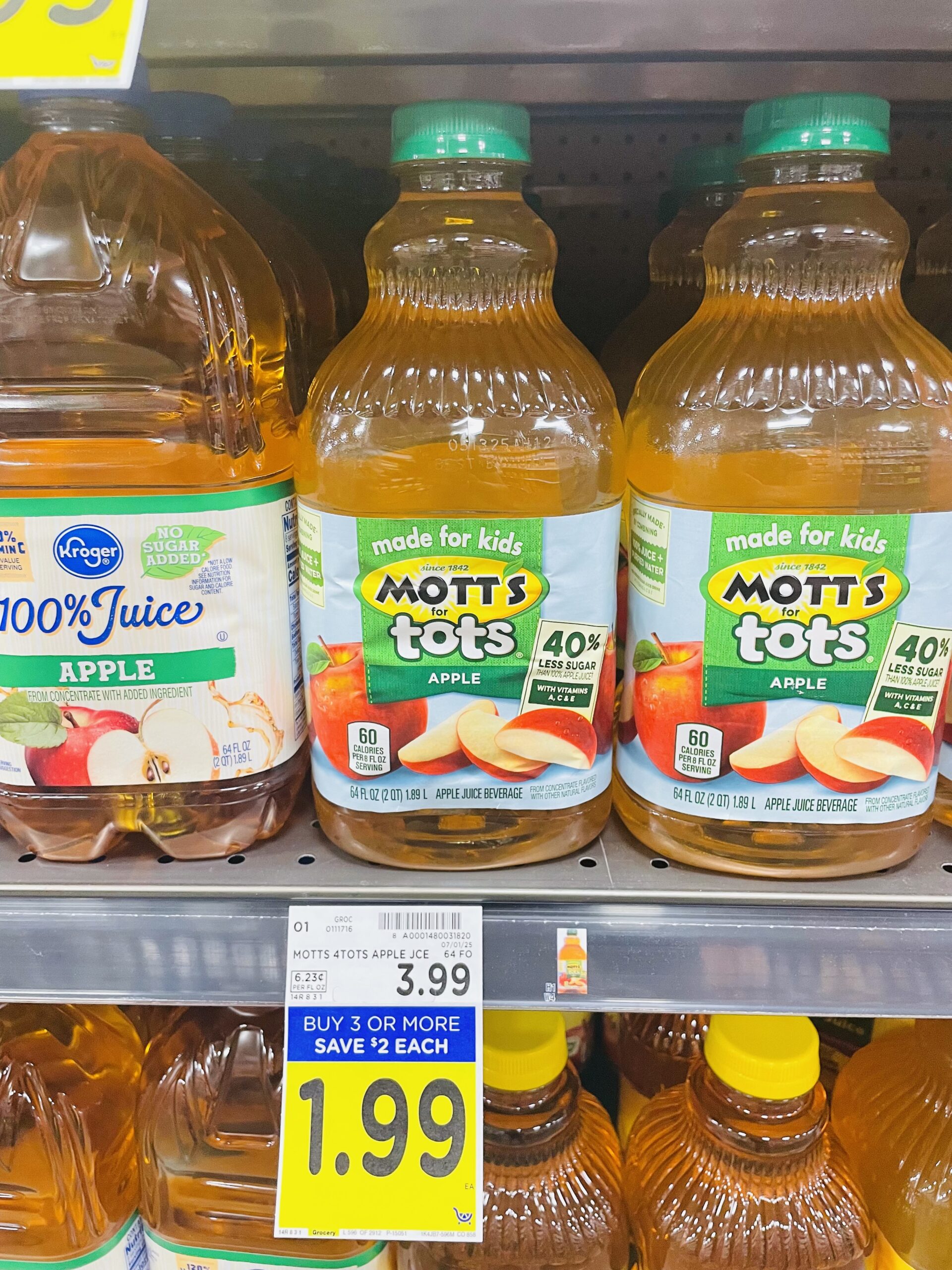 mott's apple juice kroger shelf image (1)