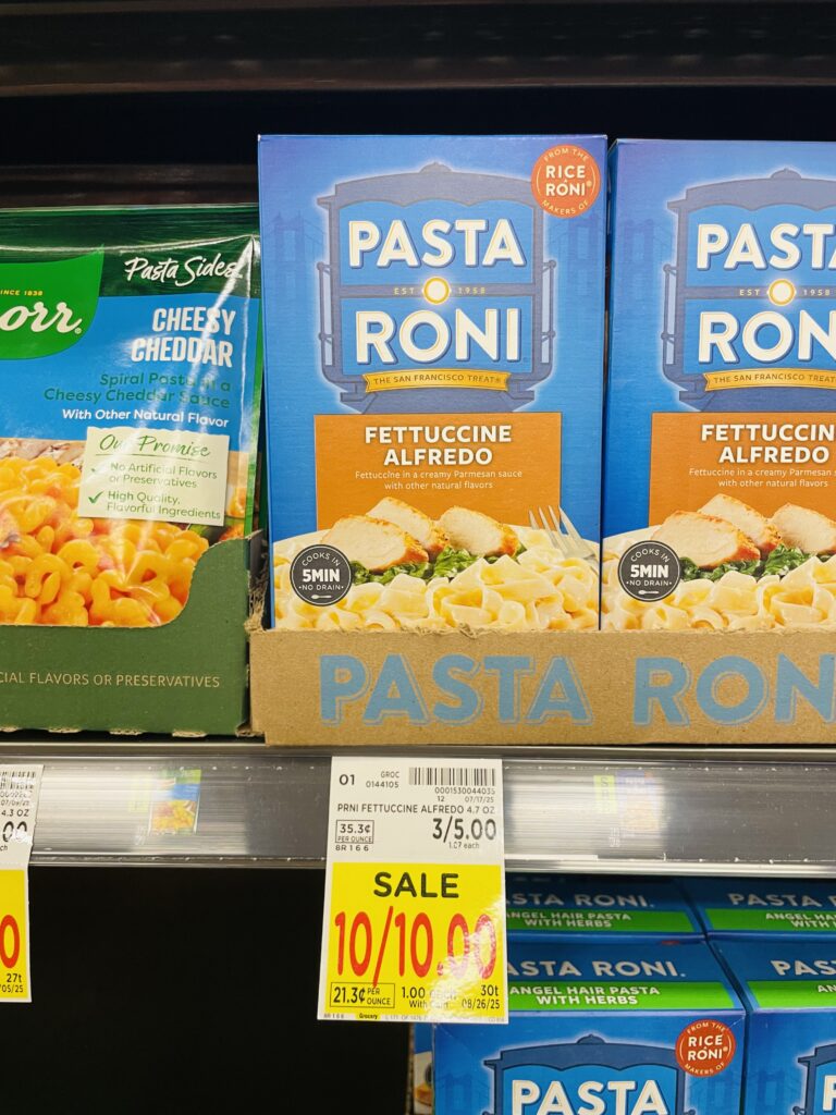 pasta roni kroger shelf image (1)