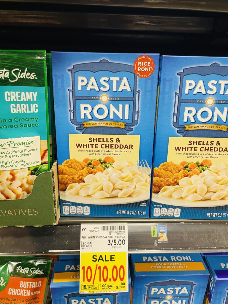 pasta roni kroger shelf image (1)