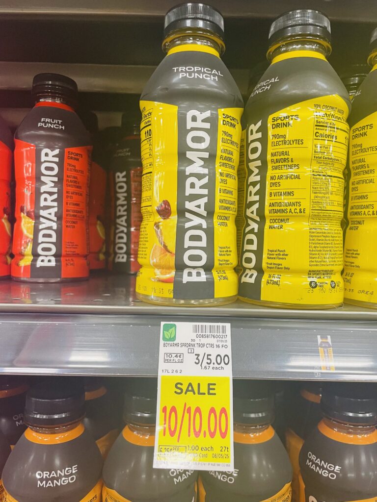 powerade, bodyarmor kroger shelf image (6)