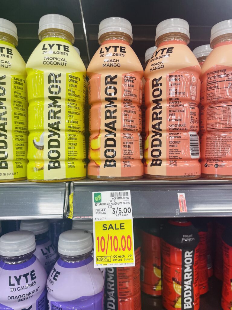 powerade, bodyarmor kroger shelf image (6)