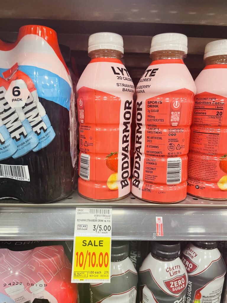 powerade, bodyarmor kroger shelf image (6)