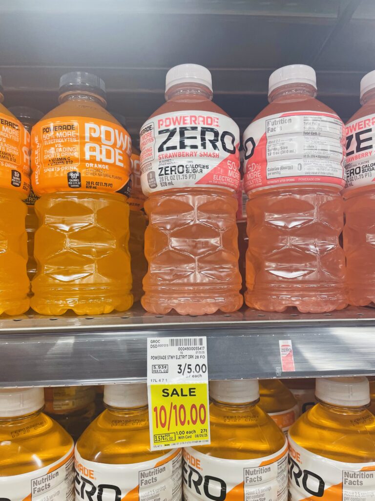 powerade, bodyarmor kroger shelf image (6)