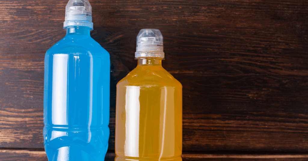 powerade, core water, bodyarmor, bai