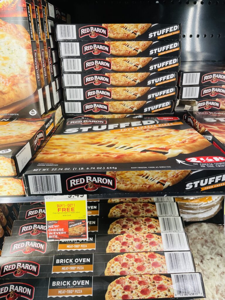 red baron pizza kroger shelf image (1)