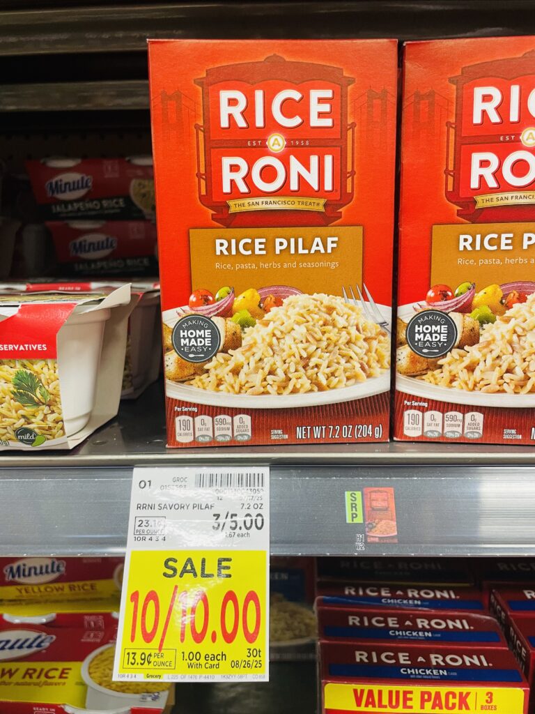 rice a roni kroger shelf image (1)