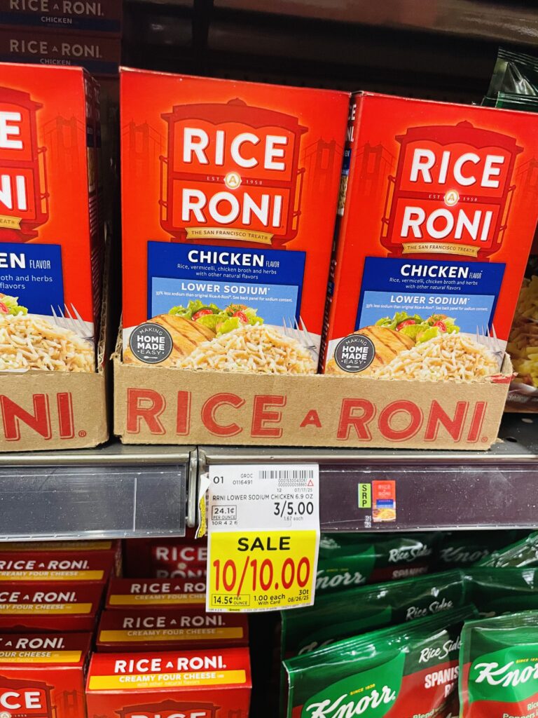 rice a roni kroger shelf image (1)