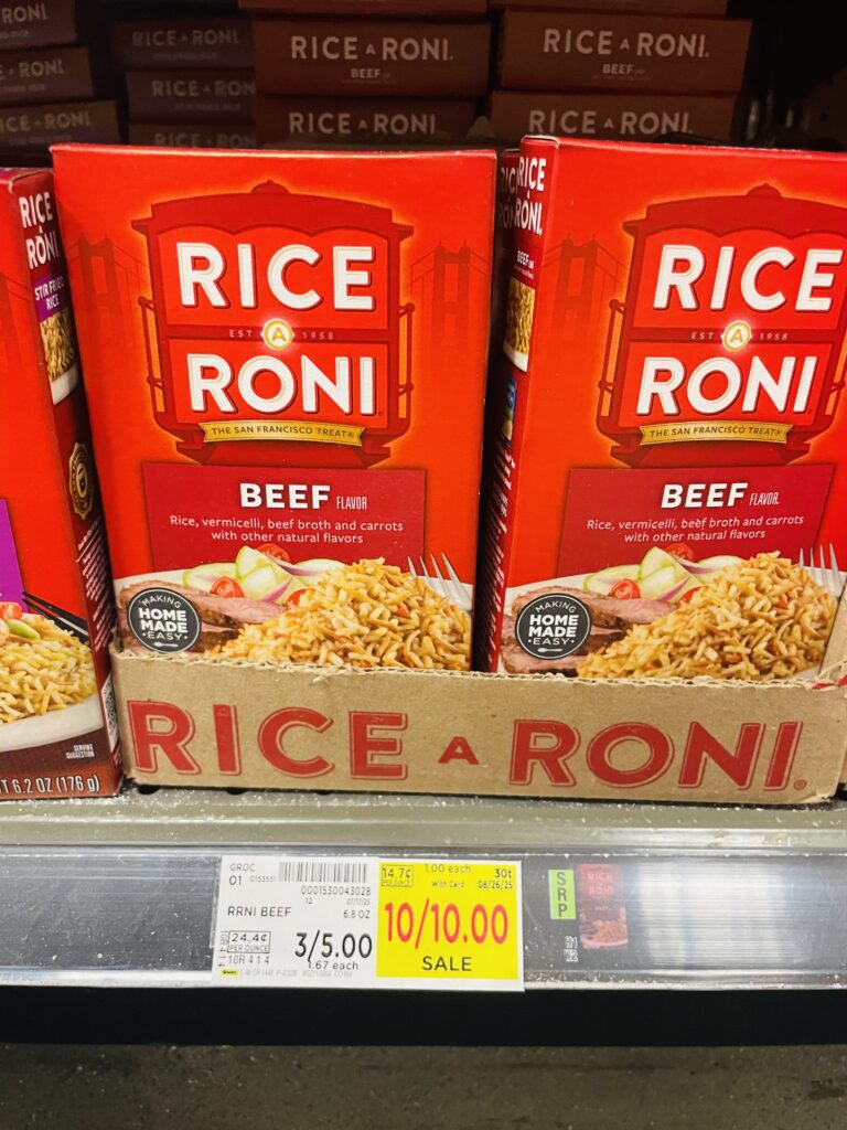rice a roni kroger shelf image (1)