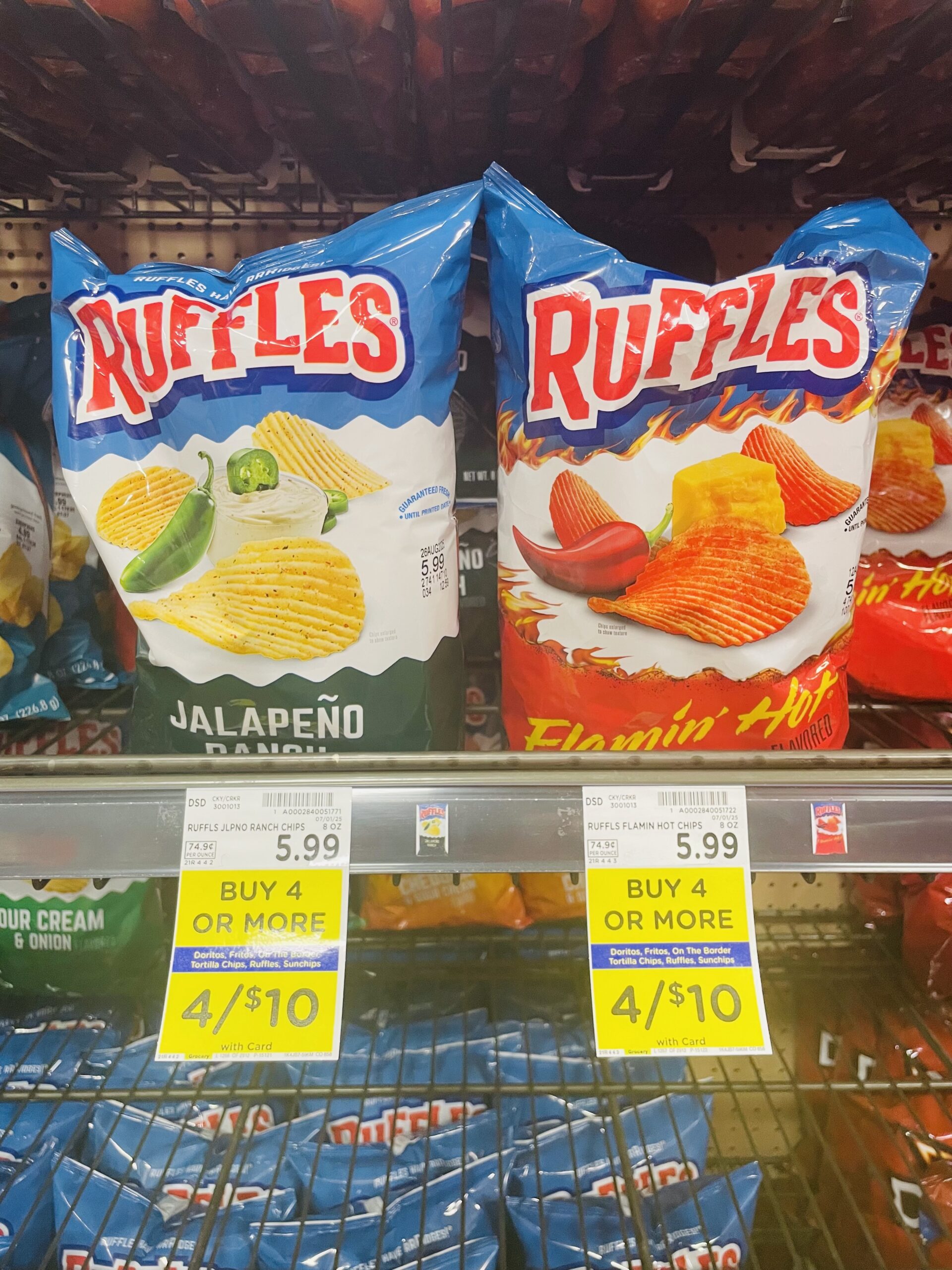 ruffles doritos and fritos kroger shelf image (1)