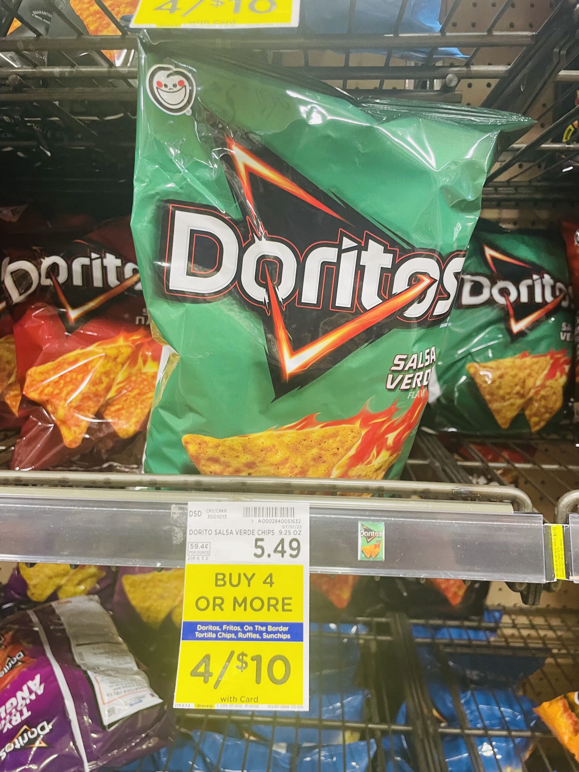 ruffles doritos and fritos kroger shelf image (1)